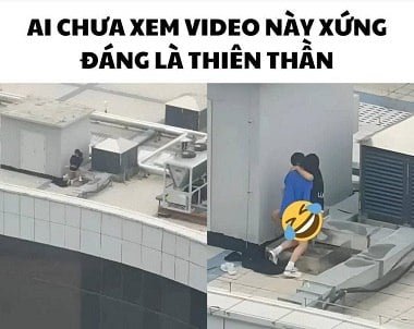 Đôi đứa đang rên sướng trên sân thượng to